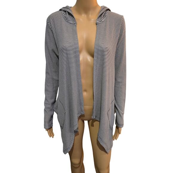 AJ Andrea Jovine open front cardigan with pockets Small NWOT - Picture 1 of 5